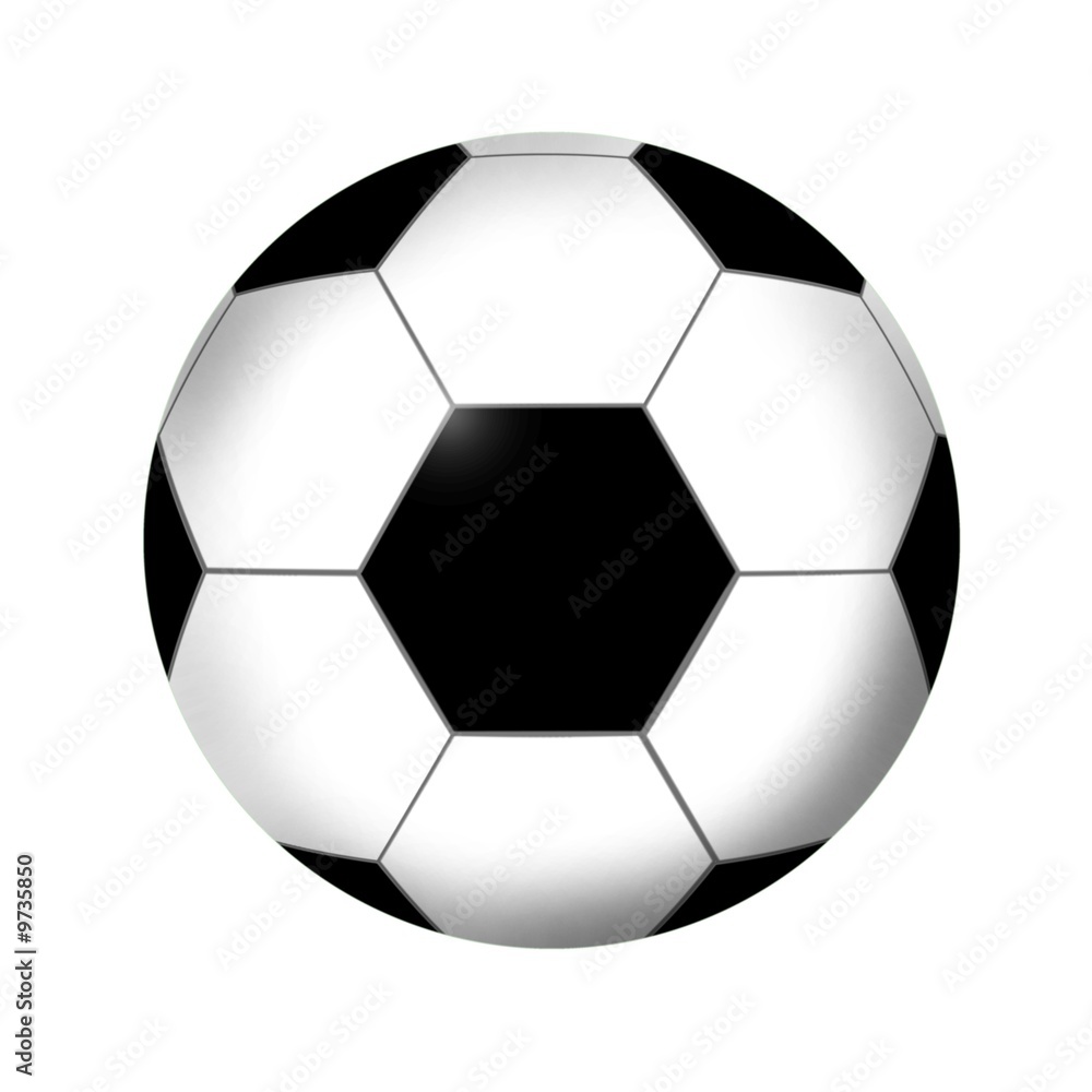 illustration of foot ball on white background illustration of foot ball on white background