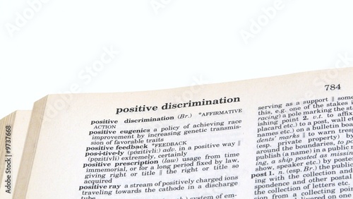 Positive discrimination