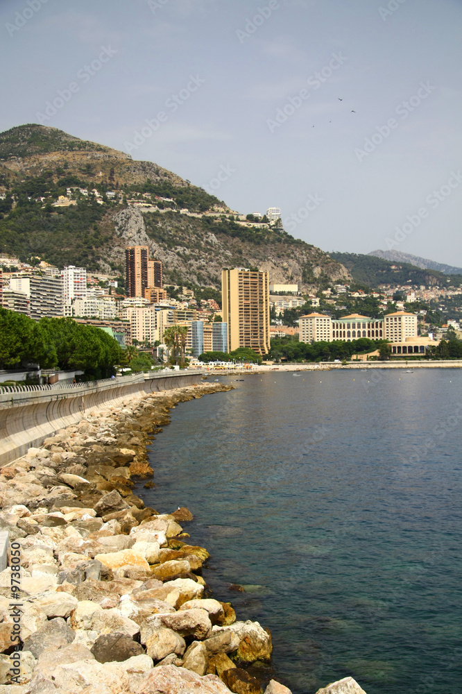 Monaco's coast