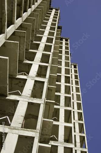 Building of the modern many-storeyed house