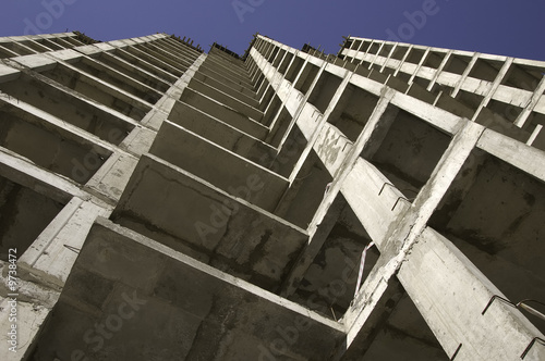 Building of the modern many-storeyed house