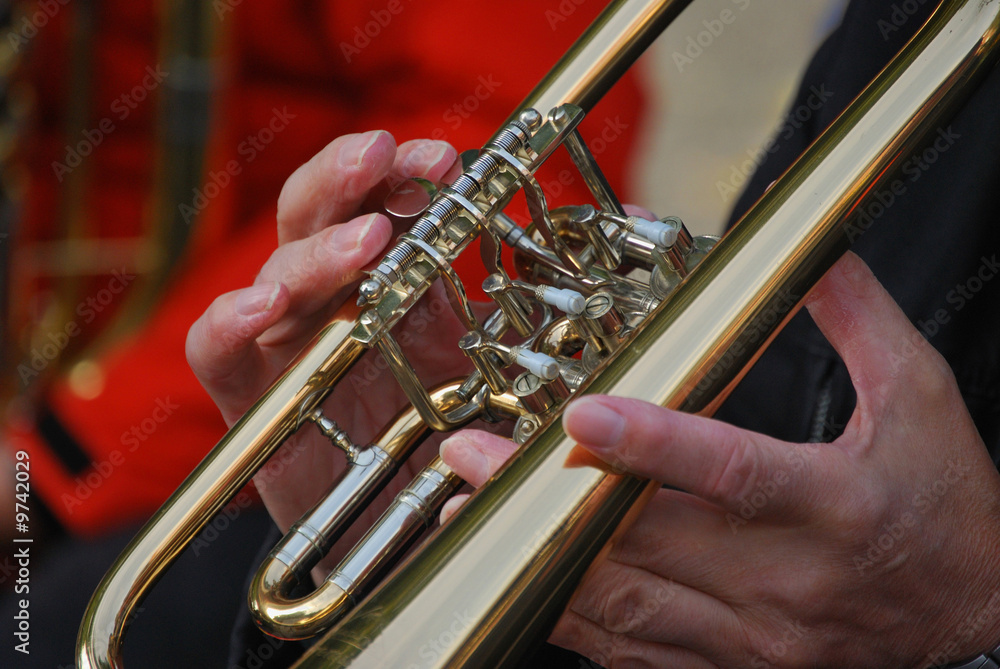 Obraz premium Trompete in Teilansicht