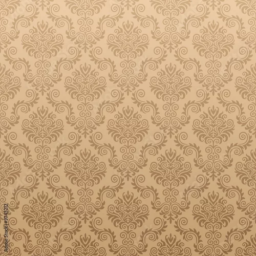 Fototapeta samoprzylepna Bez szwu tapety adamaszku