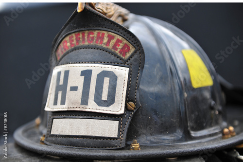 Isolated fireman's hat