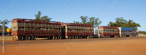 Road train in Australia