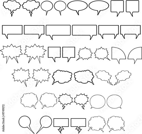 Speech bubbles