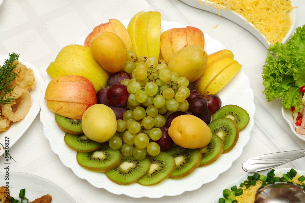 table served with different dishes table served with different dishes