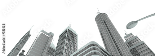 business district , isolated