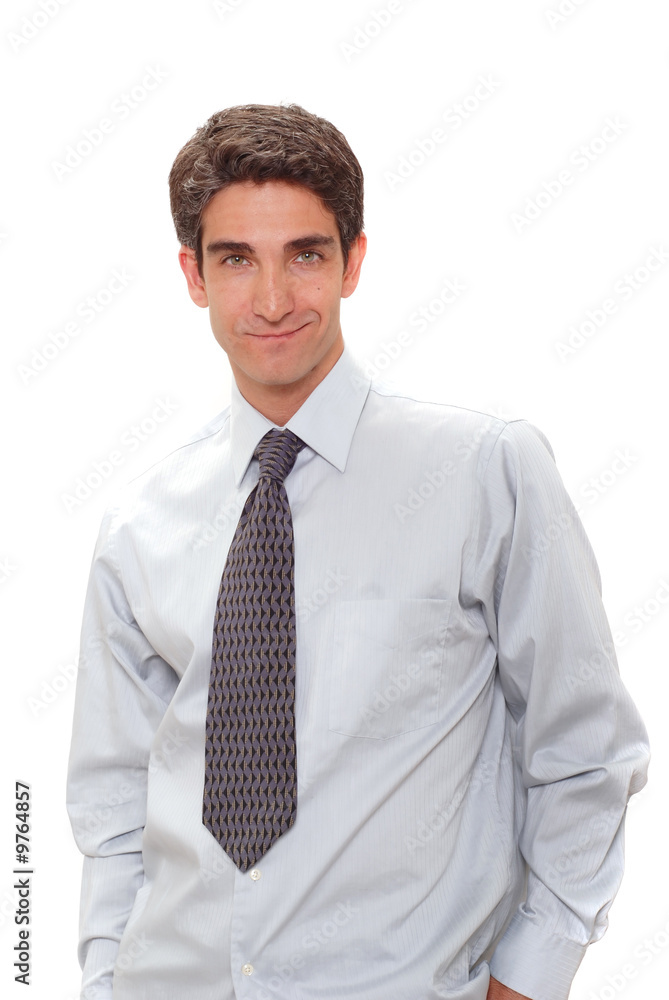 Young businessman with shirt and tie Young businessman with shirt and tie