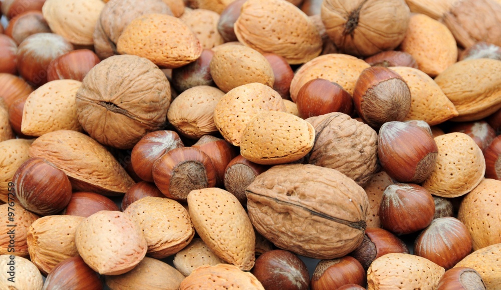 Background of nuts Background of nuts