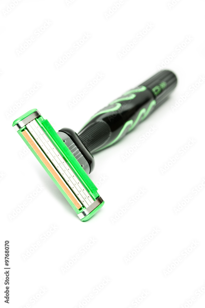 razor on a white background razor on a white background