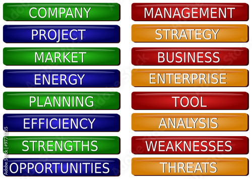 Project Management & Planning Button Set