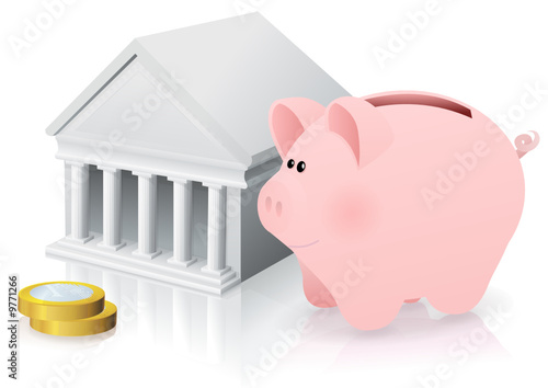 Épargne et marché financier (reflet)