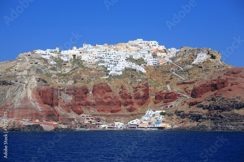 Fira town at Santorini island, Greece