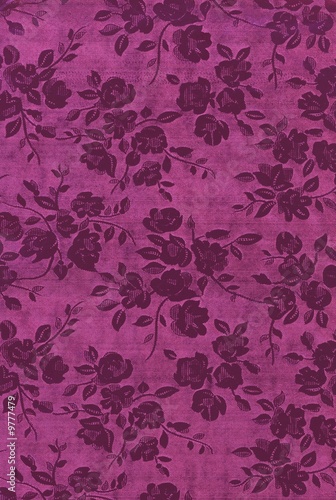 Handmade rose paper - unique, highly detailed