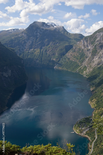 Fototapeta Naklejka Na Ścianę i Meble -  Blick auf den Geirangerfjord