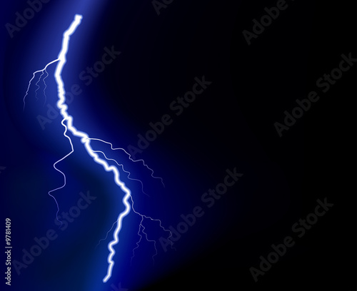 Power electric charge. Vector illustration.