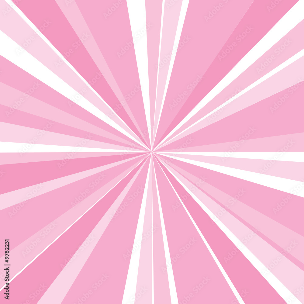 vector abstract background with pink sunburst