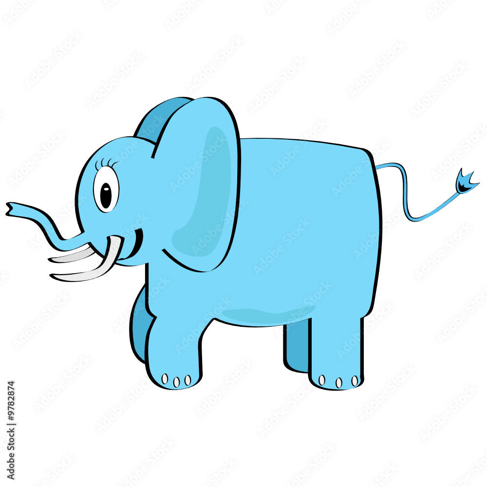 Obraz premium Cartoon elephant