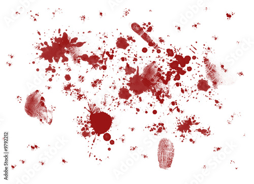 traces de sang
