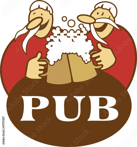 beer pub logo