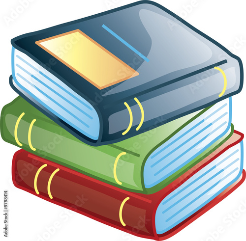 Icon of three stacked books