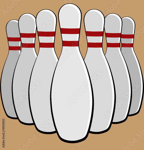 Obraz na płótnie bowling w salonie