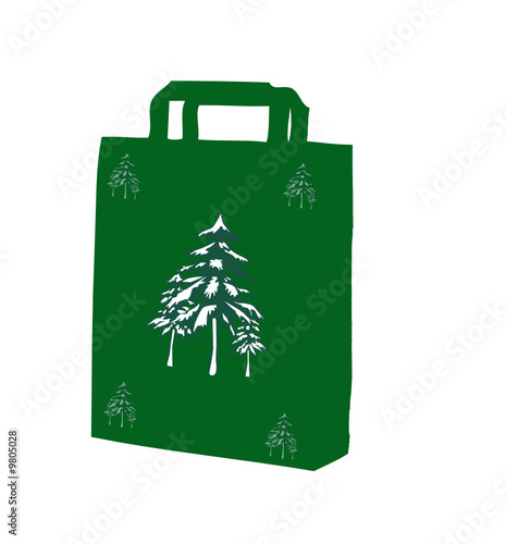 Sac shopping de Noël