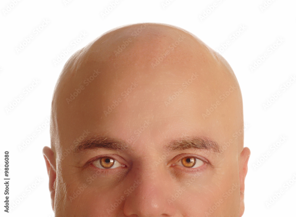 Fototapeta premium middle age man with bald head