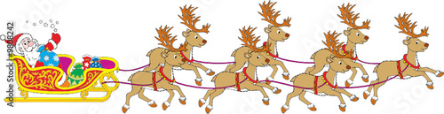Santa’s sleigh