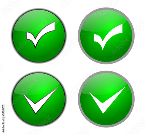 OK buttons - vector