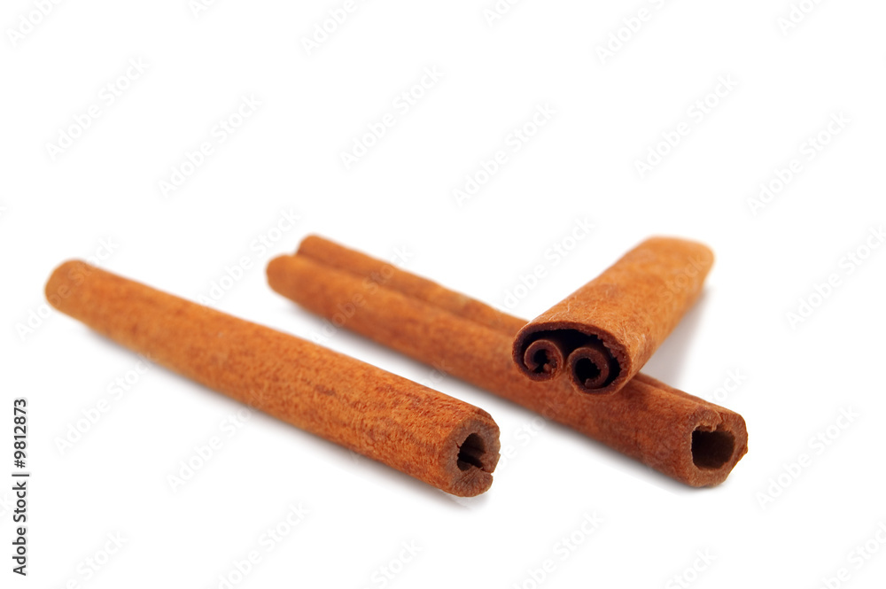 cinnamon stick isolated on white cinnamon stick isolated on white
