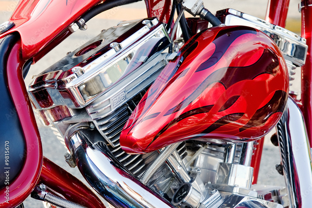 Naklejka premium Motorcycle