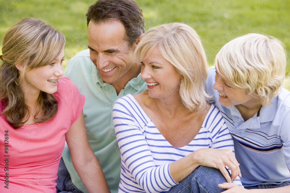 Fototapeta premium Portrait Of A Family