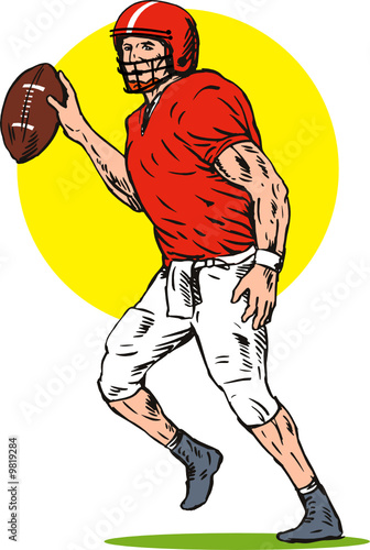 American football player