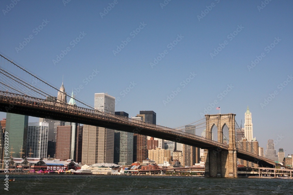 Naklejka premium Brooklyn Bridge