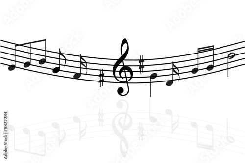 music notes background