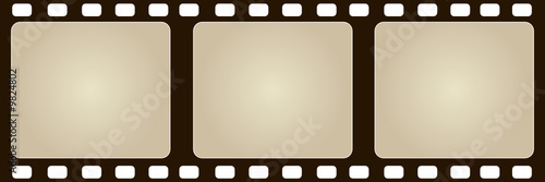 Film frame with space for your text or image