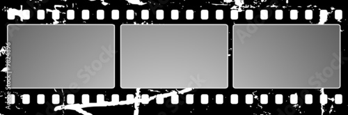 Grunge film frame with space for your text or image