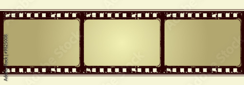 Grunge film frame with space for your text or image