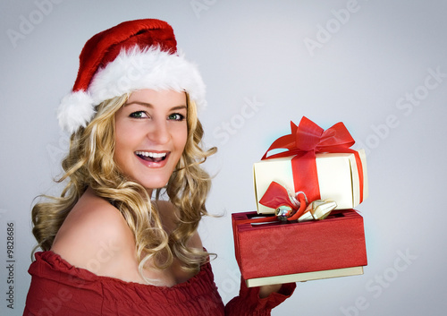 Santa 3 / beautiful Santa-woman photo