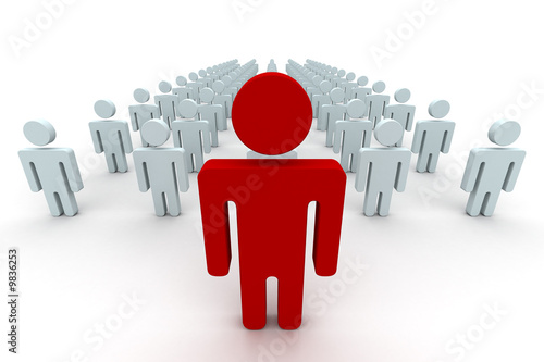 Conceptual image of teamwor...