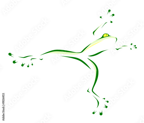 Leaping frog