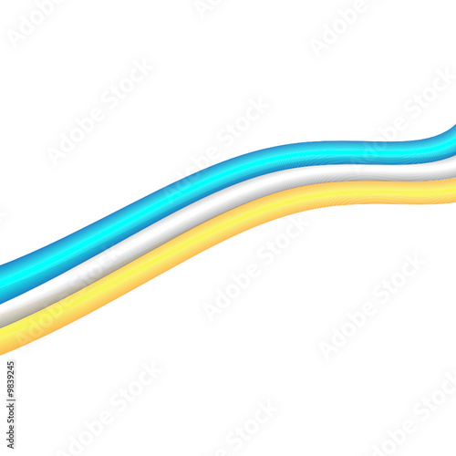 regenbogen linien 3d