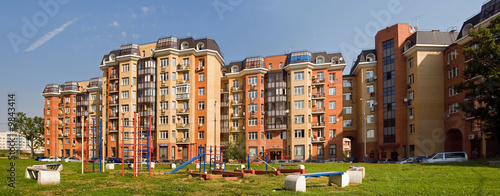 modern building panorama