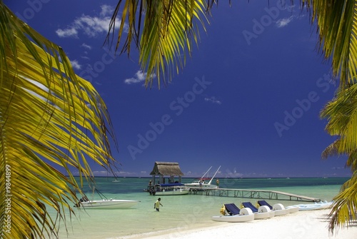 Plage de Trou aux Biches à l'Ile Maurice