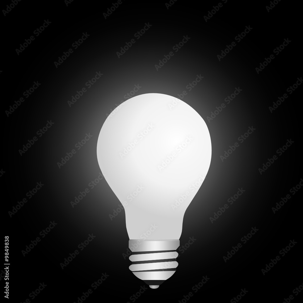 lamp in the dark vector illustration lamp in the dark vector illustration