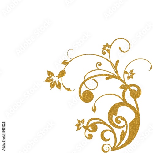 FOND FLORAL OR