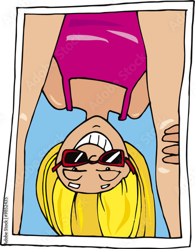 girl holidays photo