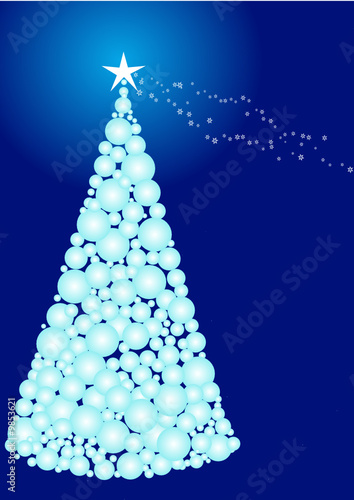 sapin bleu